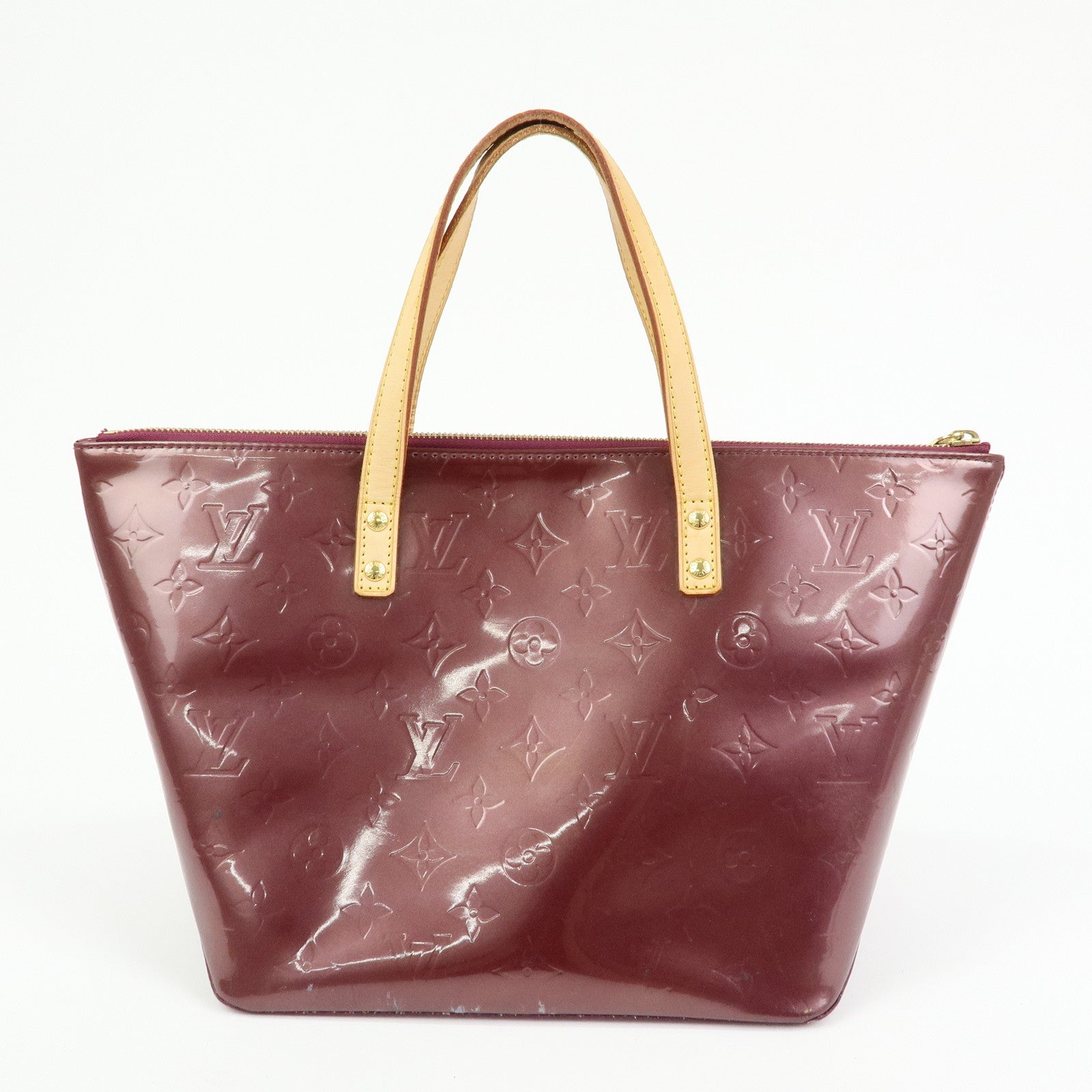 Louis Vuitton Monogram Vernis Bellevue PM Hand Bag Violet M93584