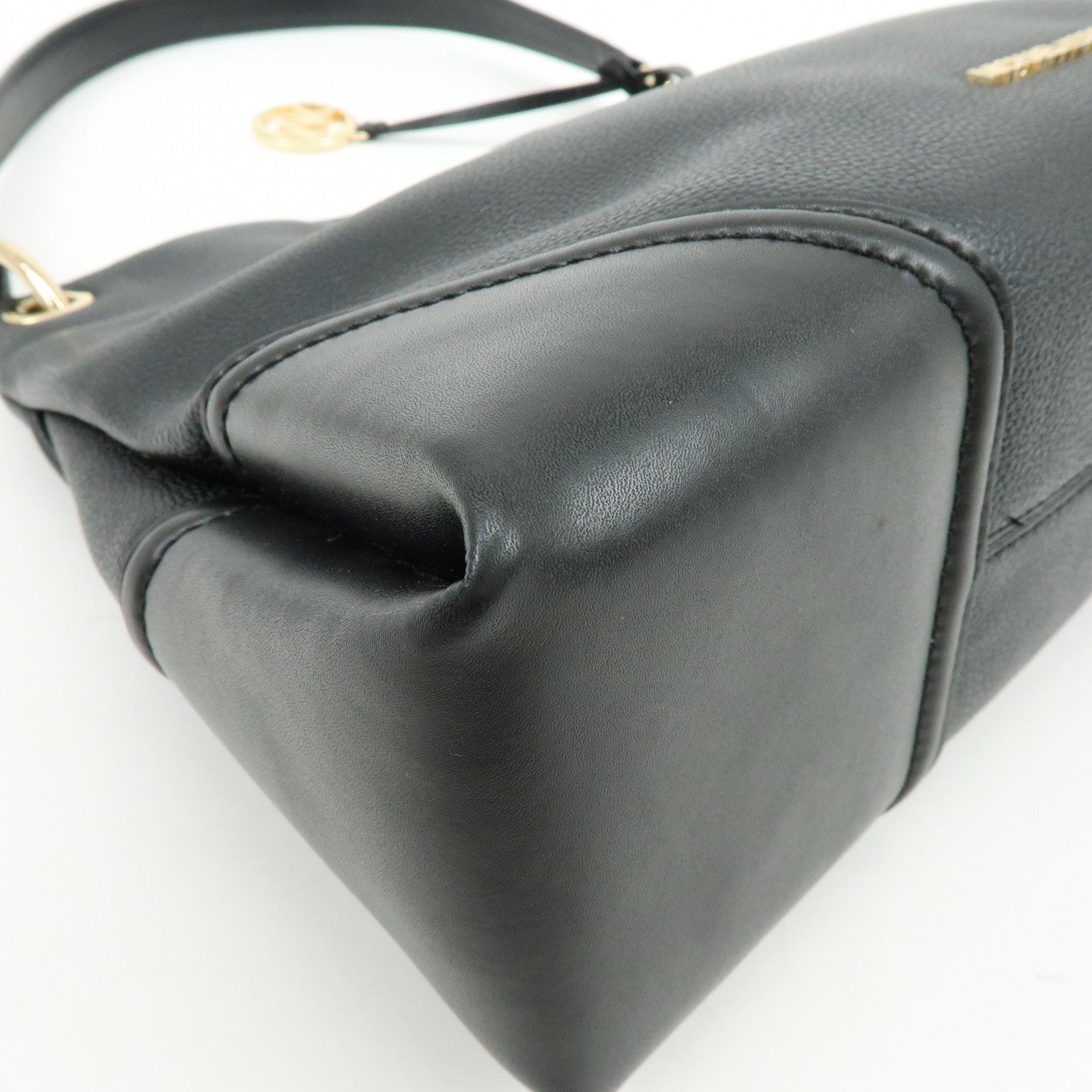 MICHAEL KORS Nicole Leather Shoulder Bag Tote Bag Black