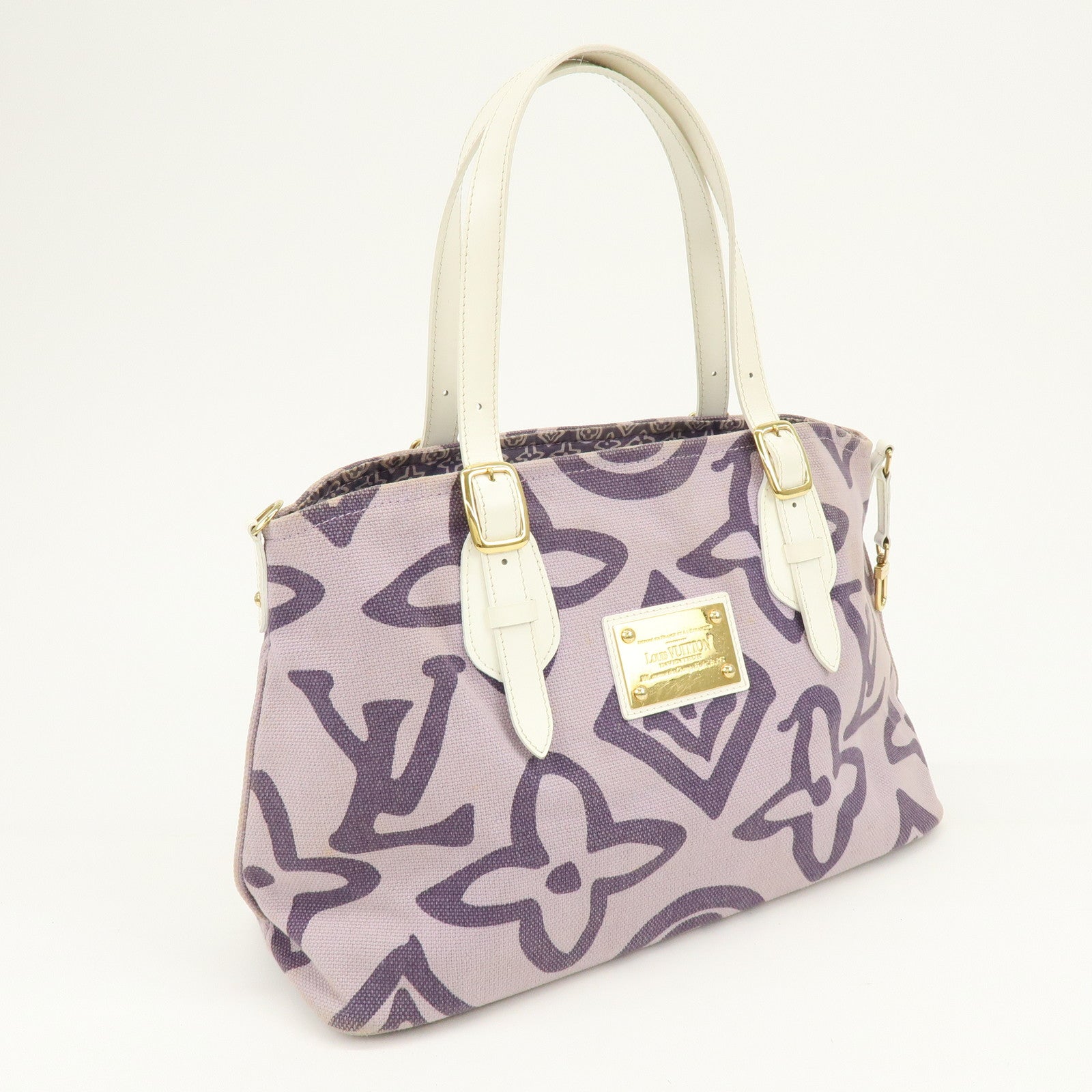Louis Vuitton Cruise Line Tahitienne PM Canvas Tote Bag Lila M95680