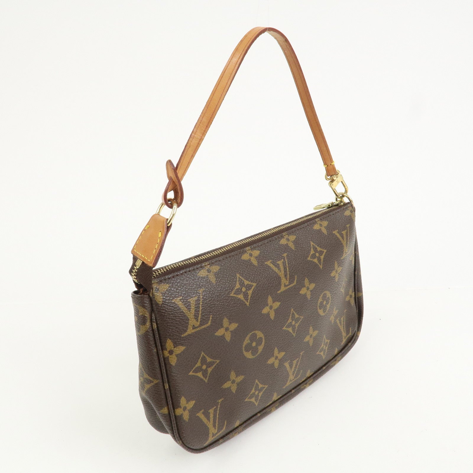 Louis Vuitton Monogram Pochette Accessoires Pouch Hand Bag M51980