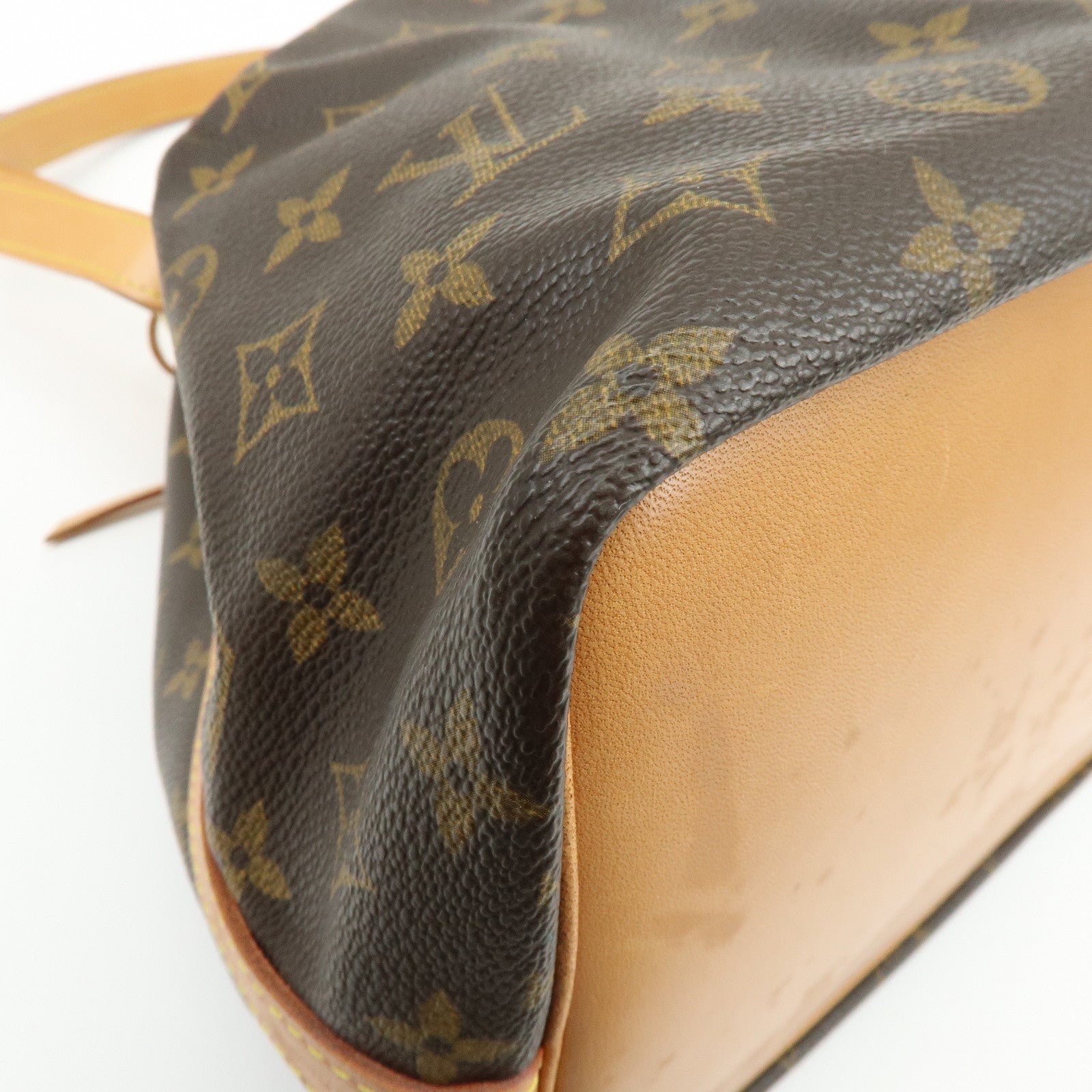 Louis Vuitton Monogram Petit Noe Shoulder Bag Brown M42226