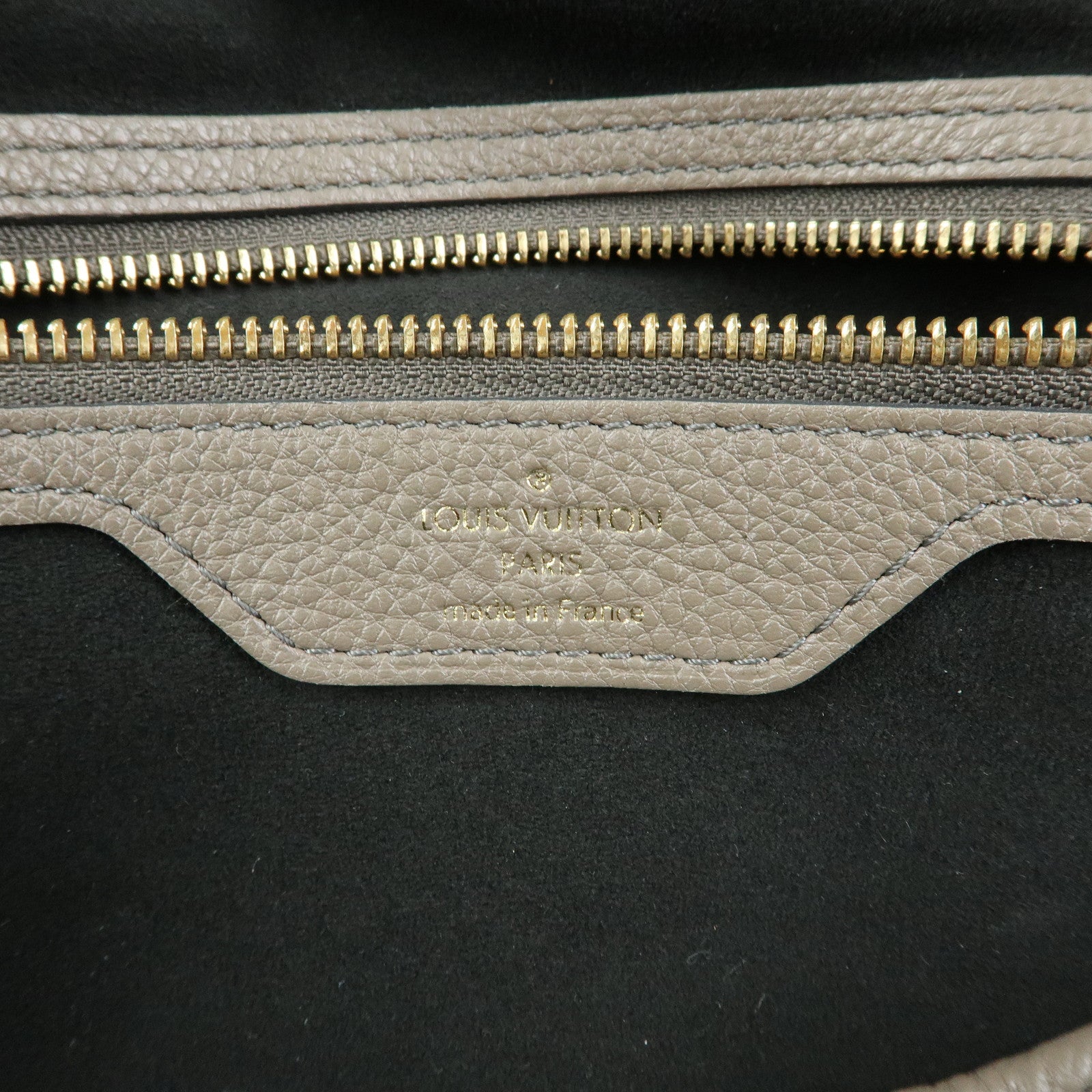 Louis Vuitton Monogram Mahina Stella PM 2Way Hand Bag Taupe M93063