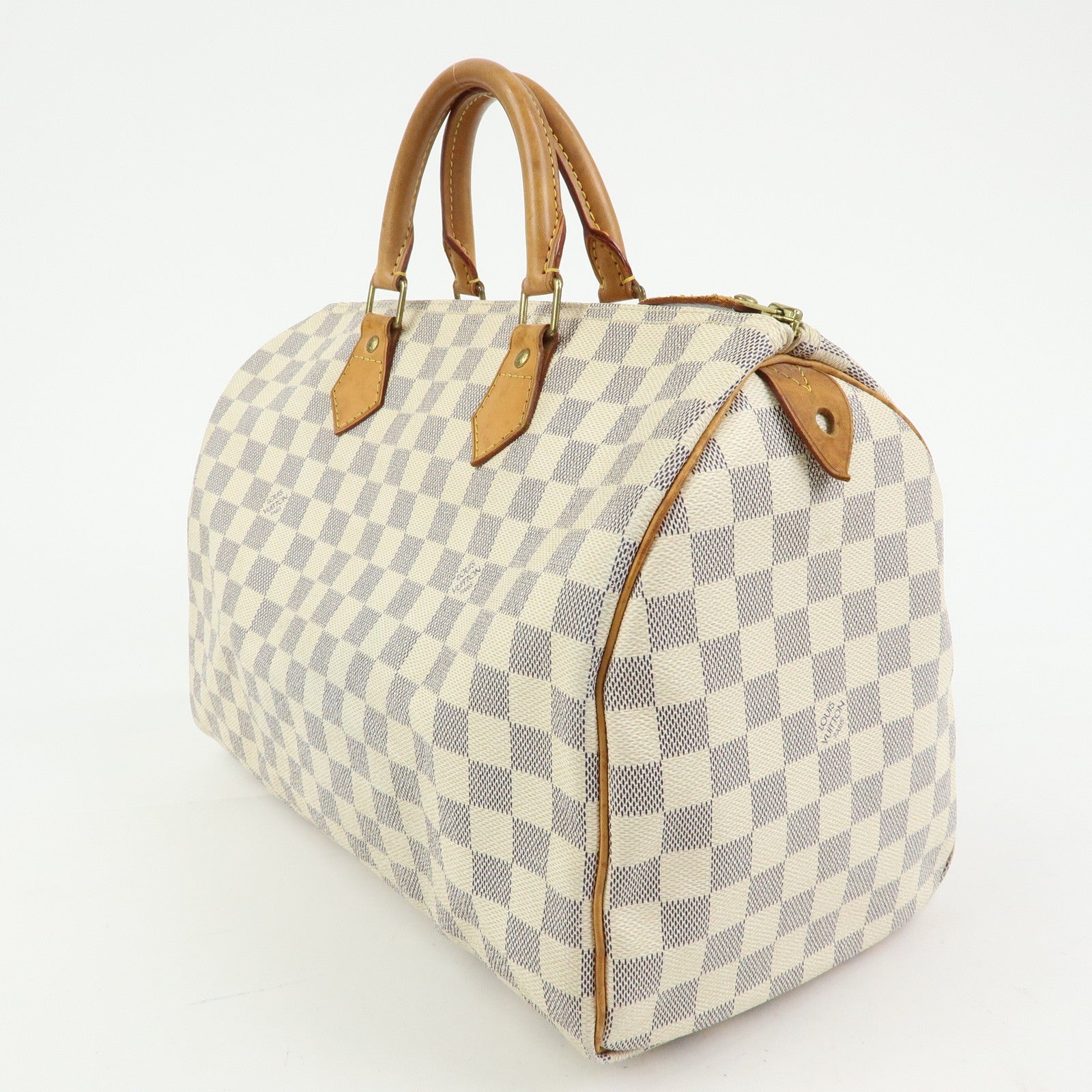 Louis Vuitton Damier Azur Speedy 35 Boston Bag Hand Bag N41535