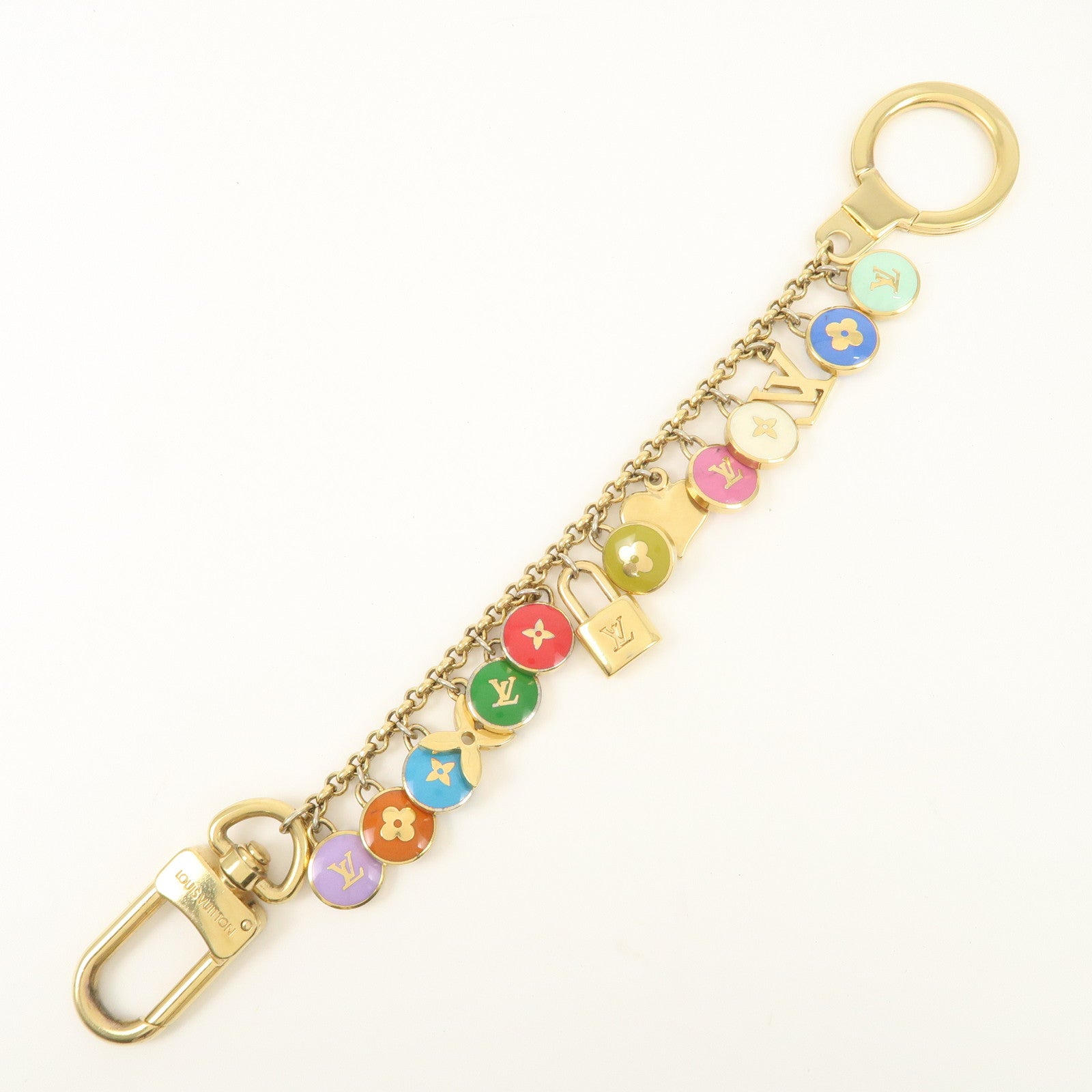 Louis Vuitton Porte Cles Chaine Pastille Bag Charm M65380