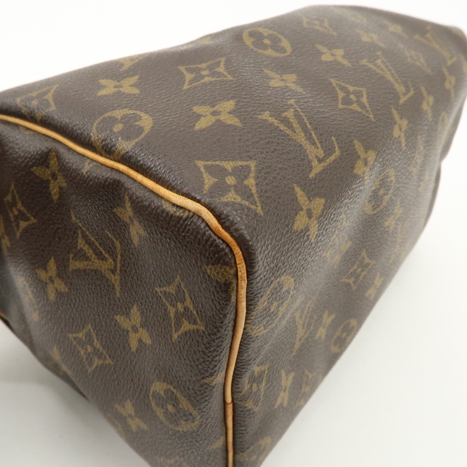 Louis Vuitton Monogram Speedy 25 Boston Bag Hand Bag Brown M41528