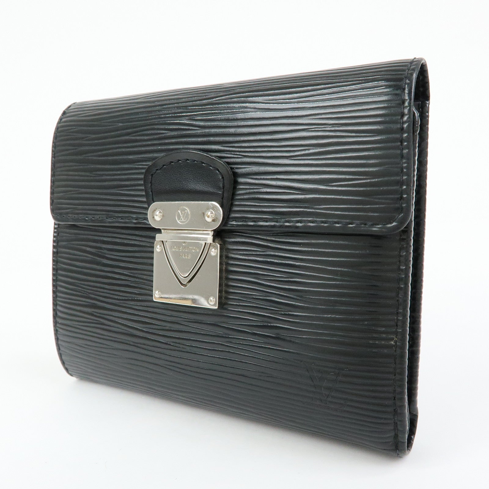 Louis Vuitton Epi Portefeuille Koala Compact Wallet Noir M58012