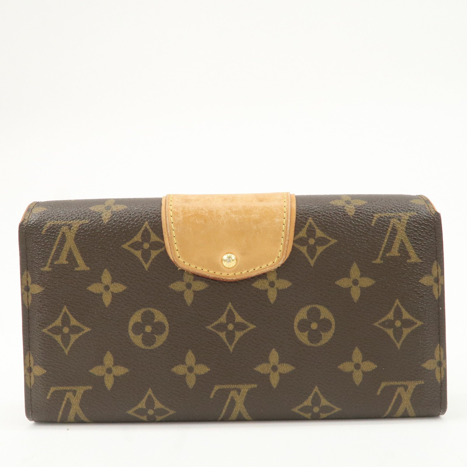 Louis Vuitton Monogran Portefeuille Boetie Long Wallet Brown M63220