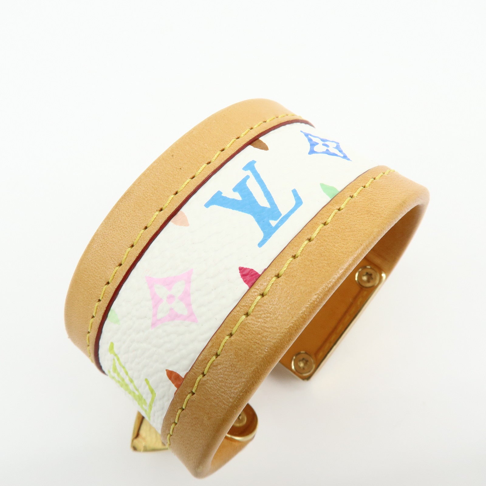 Louis Vuitton Monogram Multicolor Bracelet Serrure Bangle M92593