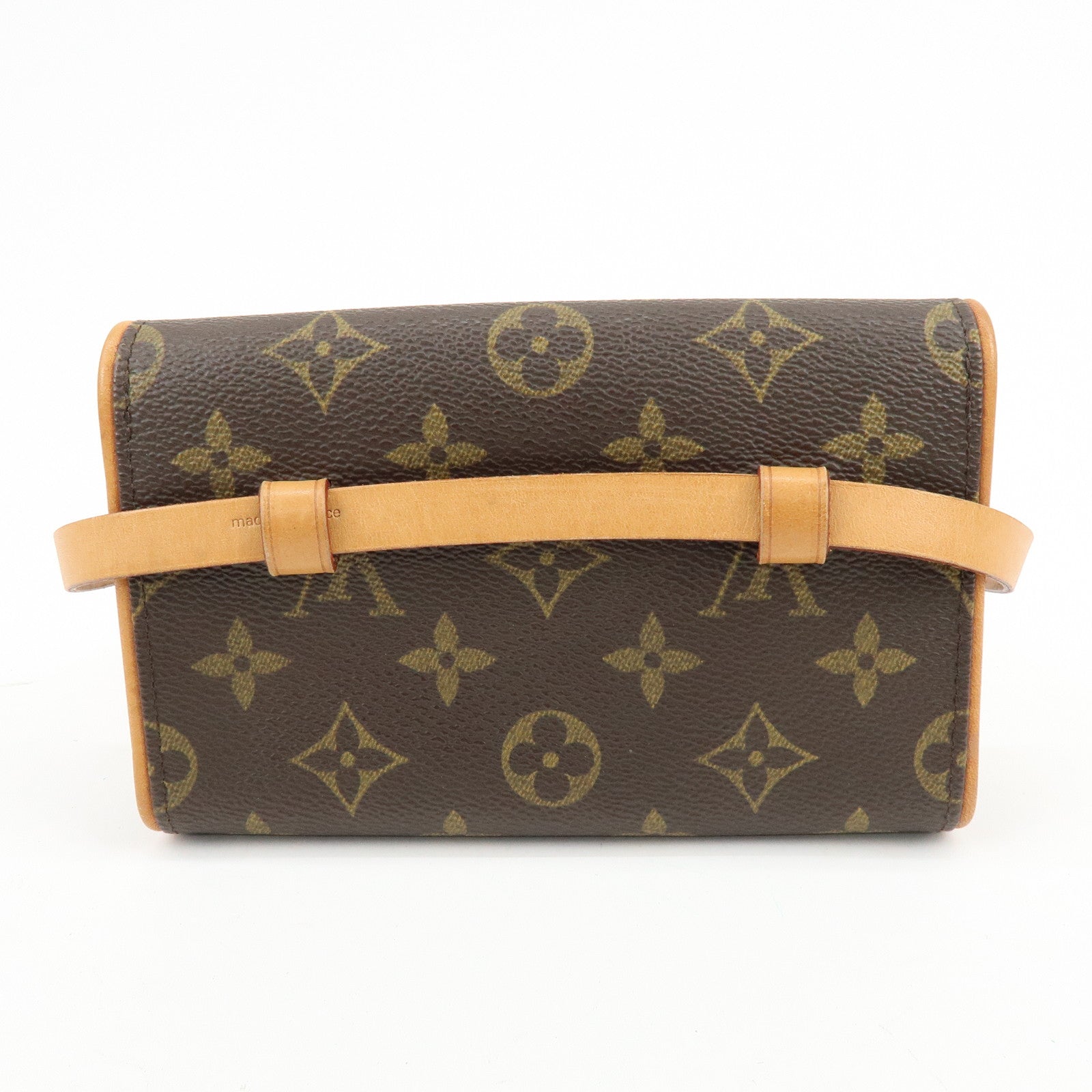 Louis Vuitton Monogram Pochette Florentine Waist Bag Belt XS M51855