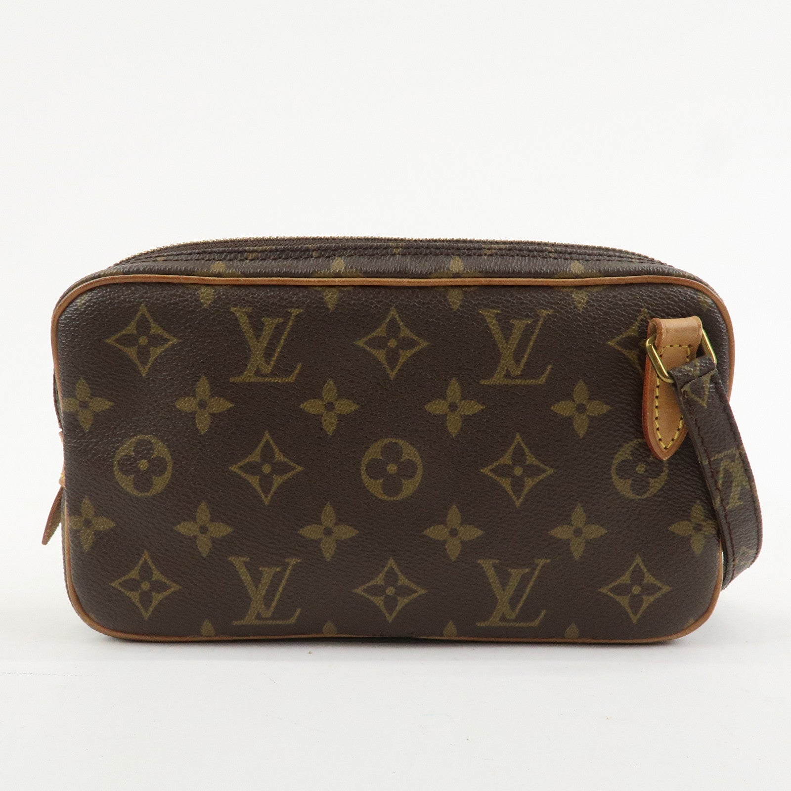 Louis Vuitton Monogram Pochette Marly Bandouliere Bag Brown M51828