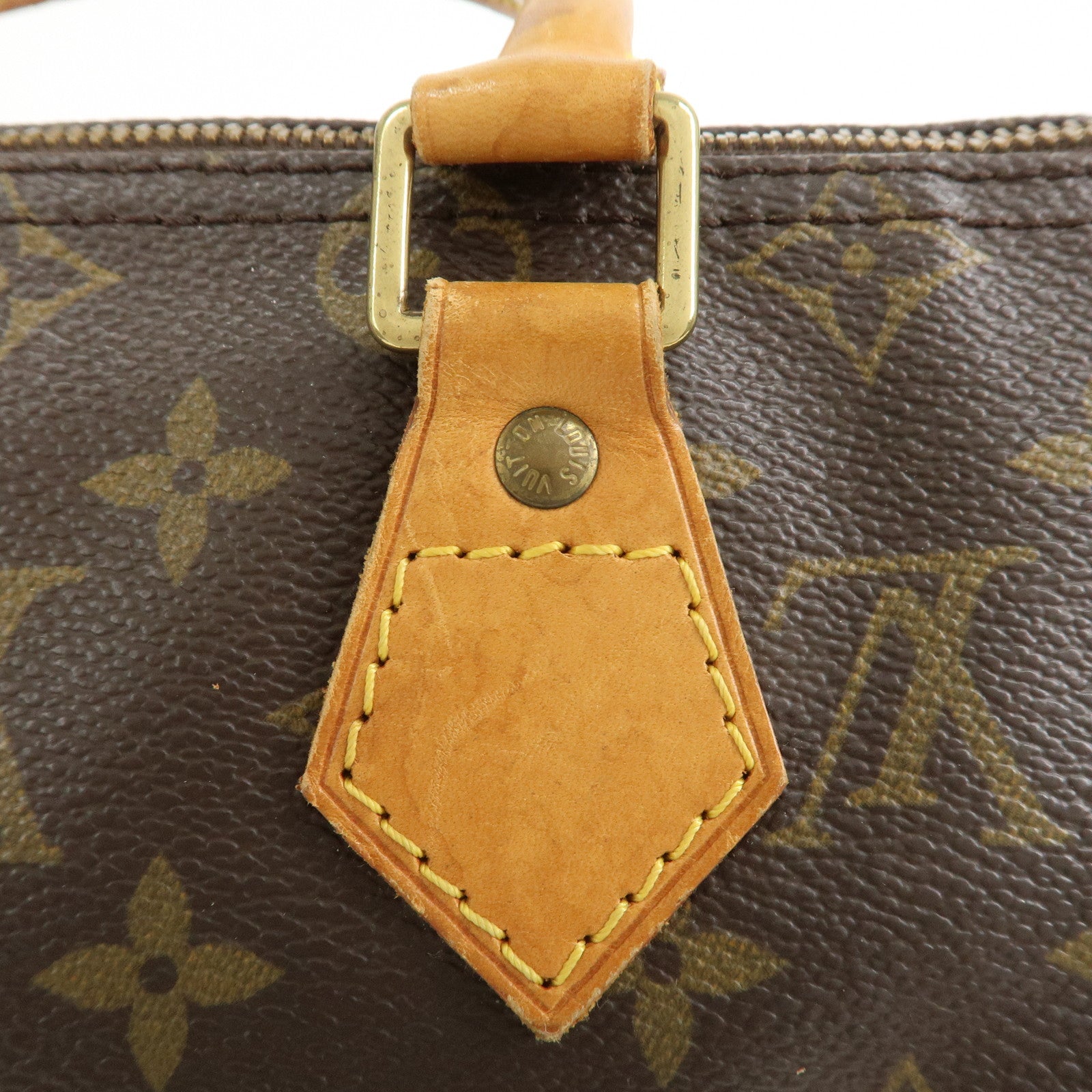 Louis Vuitton Monogram Speedy 25 Boston Bag Hand Bag Brown M41528