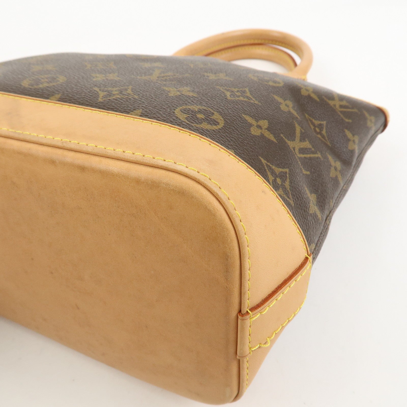 Louis Vuitton Monogram Lockit PM Hand Bag Tote Bag Brown M40102