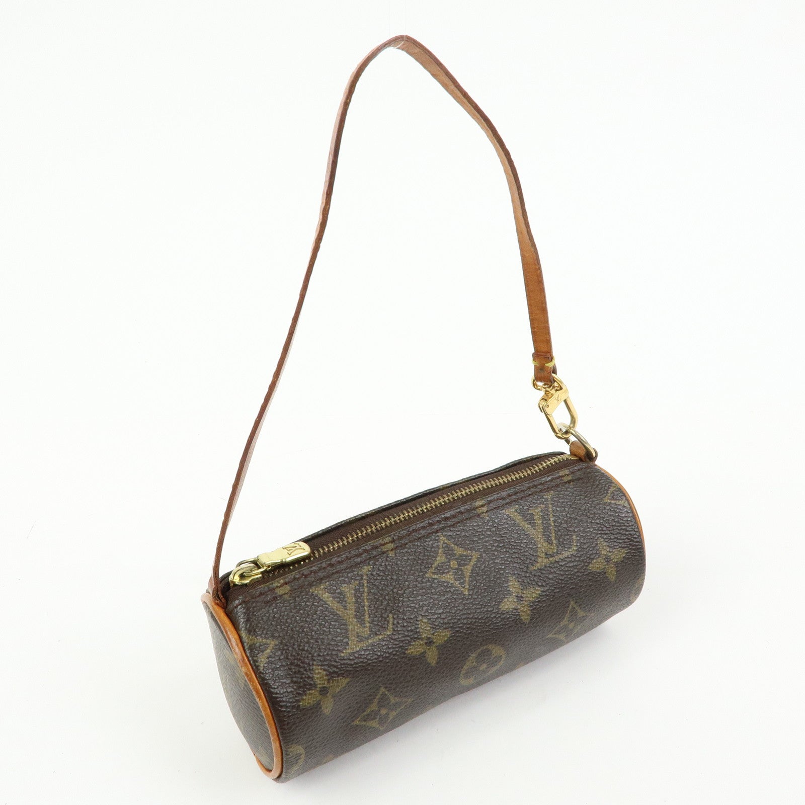 Louis Vuitton Monogram Mini Pouch for Papillon Bag Brown