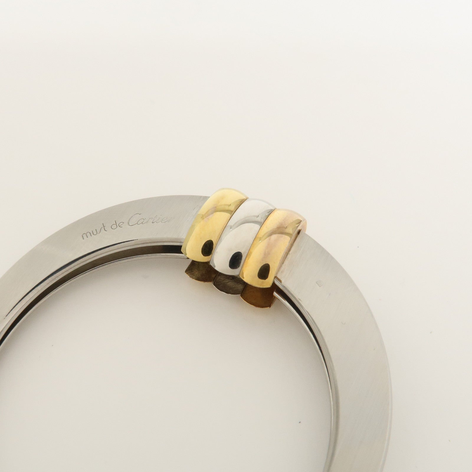 Cartier Must de Cartier Trinity Three-Color Metal Money Clip Silver