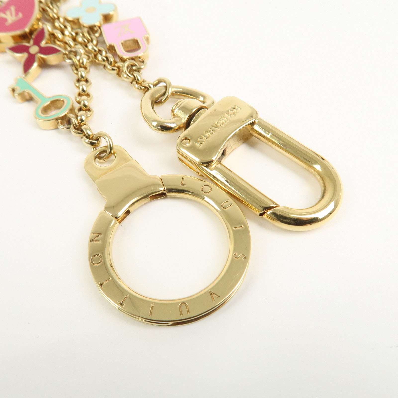 Louis Vuitton Porte Cles Chaine Pretty Metal Bag Charm  M66131