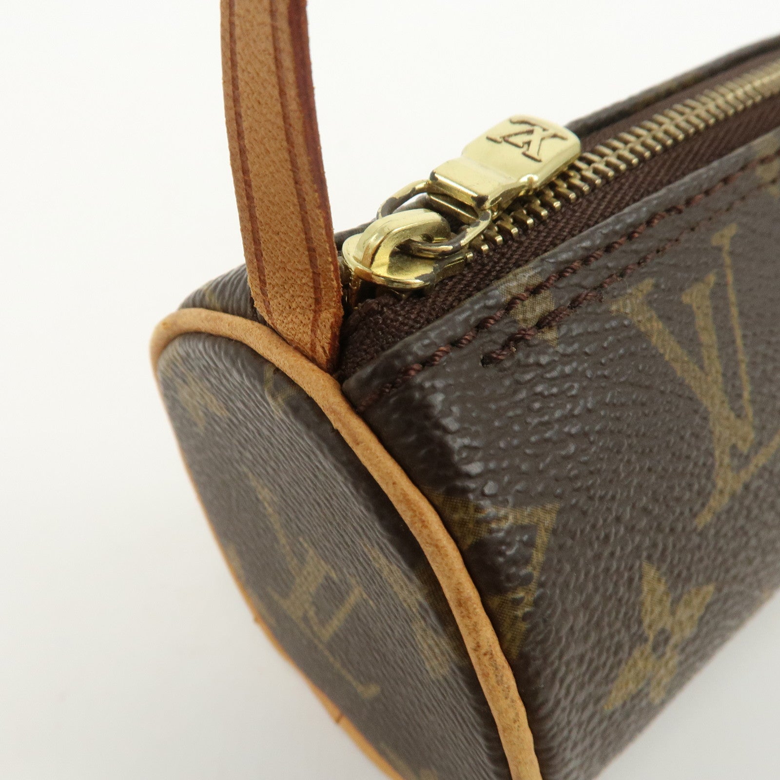 Louis Vuitton Monogram Mini Pouch for Papillon Bag New Style Brown