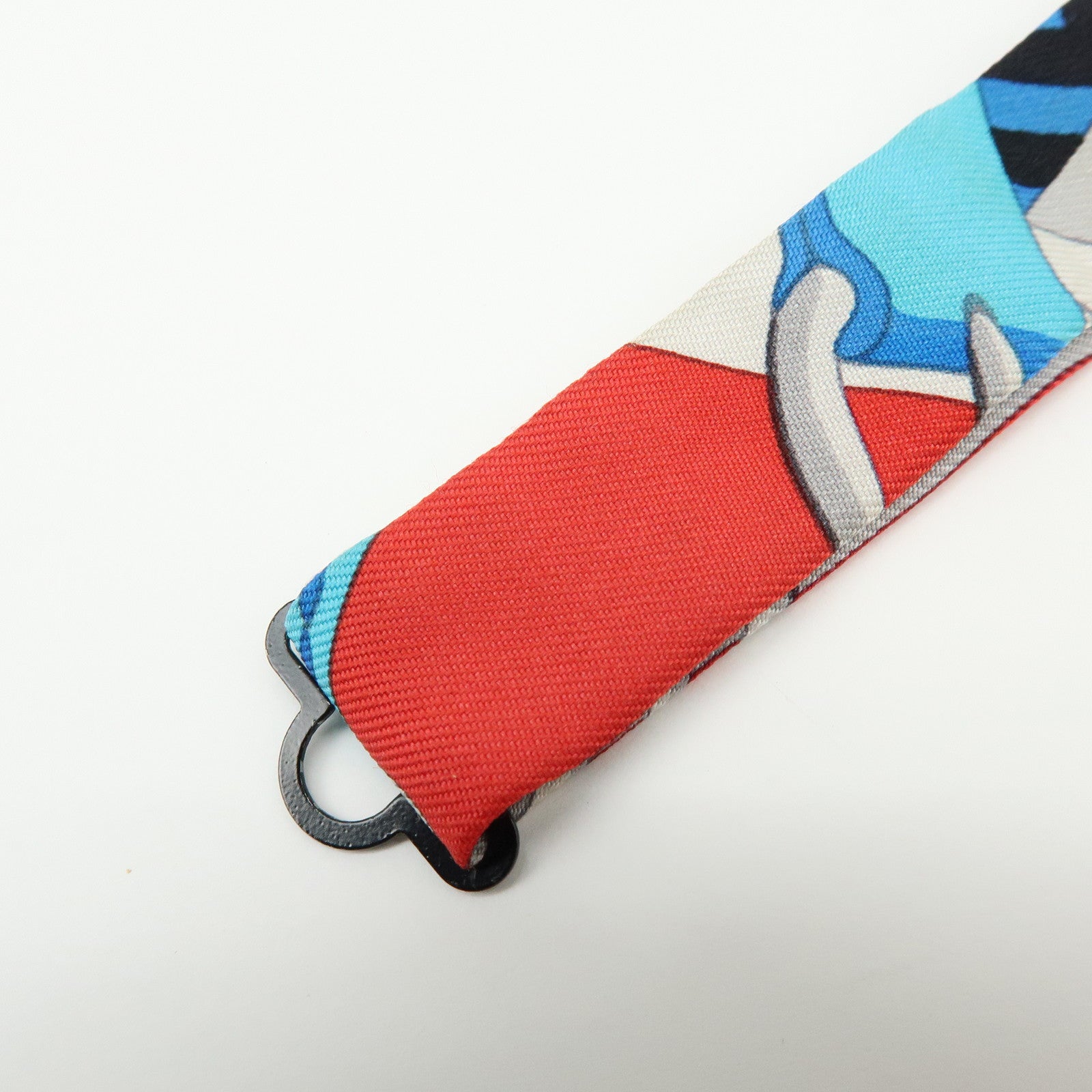 HERMES Silk100% Noeud Papillon Ribbon Bow Tie Multicolor
