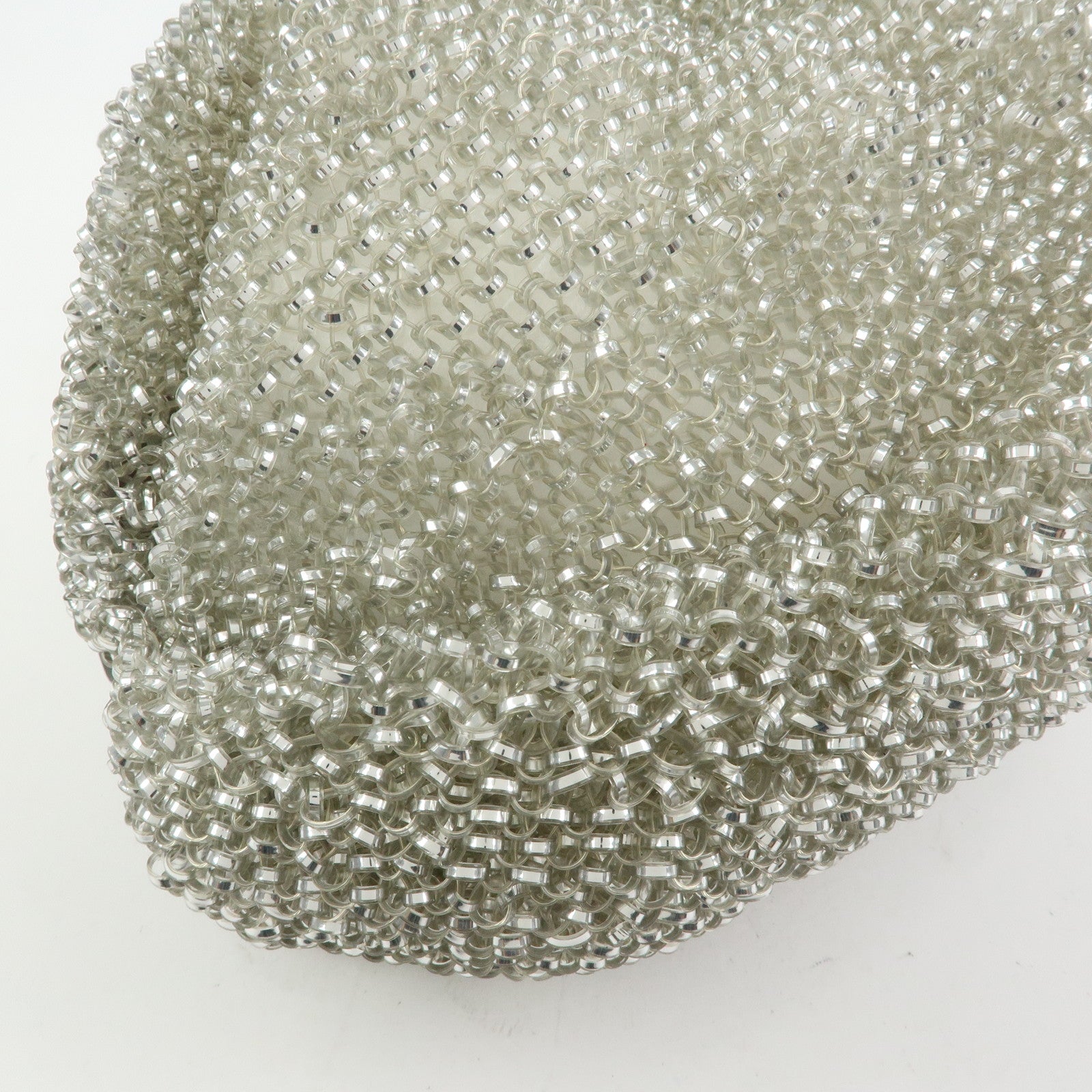 ANTEPRIMA PVC Wire Bag Hand Bag Shoulder Bag Mini Bag Charm Silver