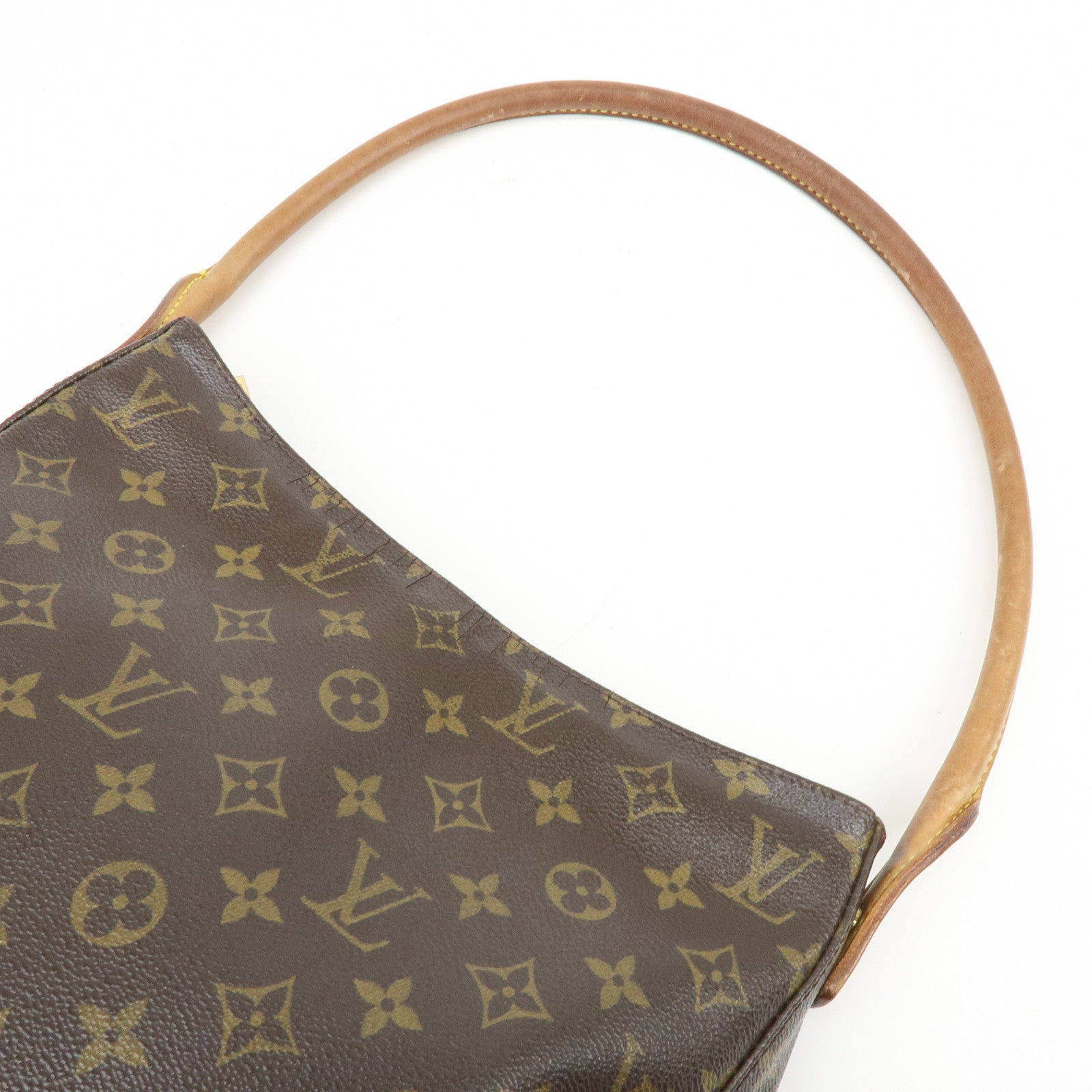 Louis Vuitton Monogram Looping GM Shoulder Bag Brown M51145