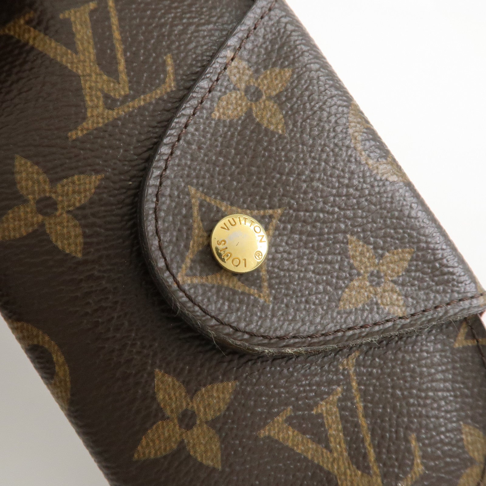 Louis Vuitton Monogram Rond GM Canvas Key Case Brown M60116