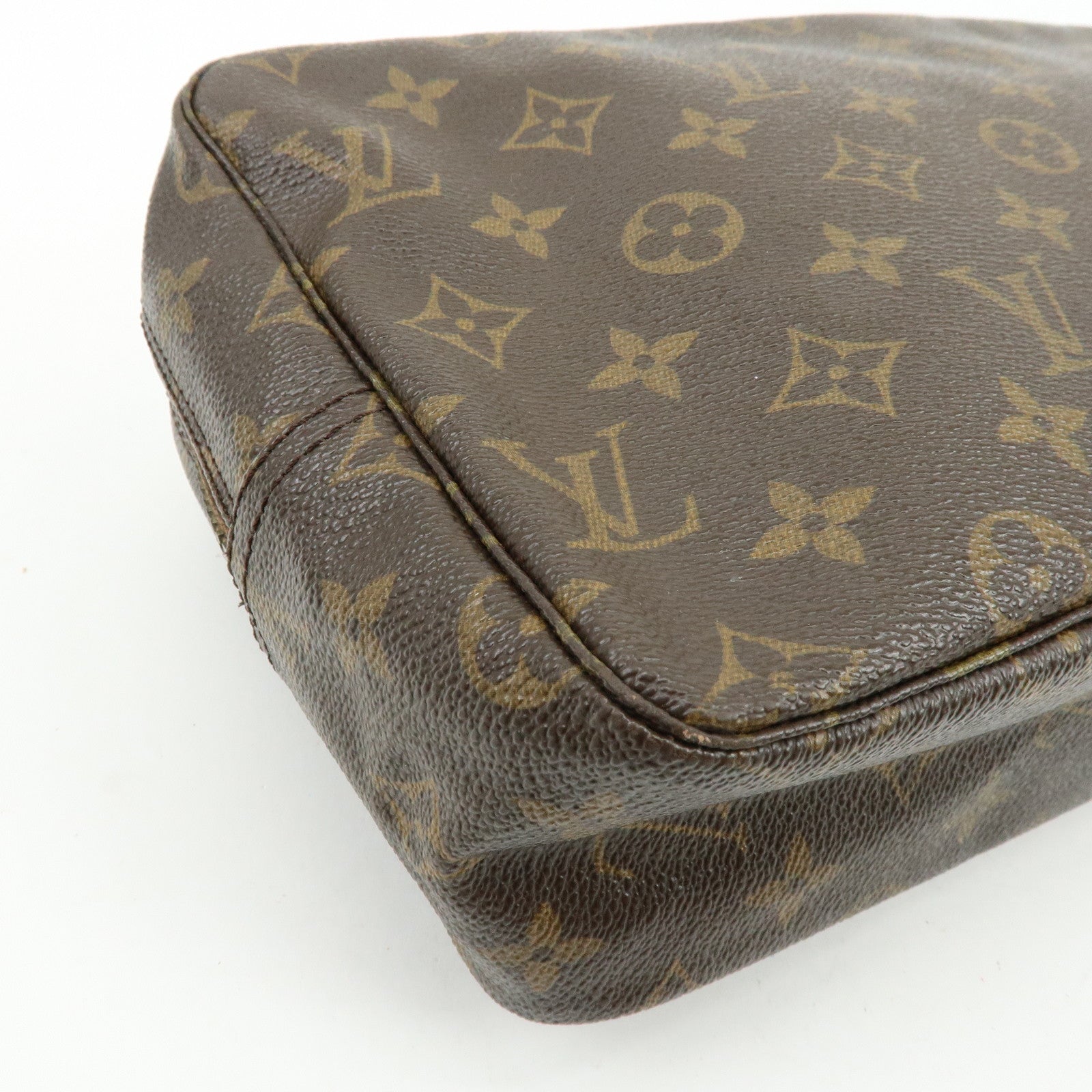 Louis Vuitton Monogram Trousse Toilette 27 Pouch Brown M47522