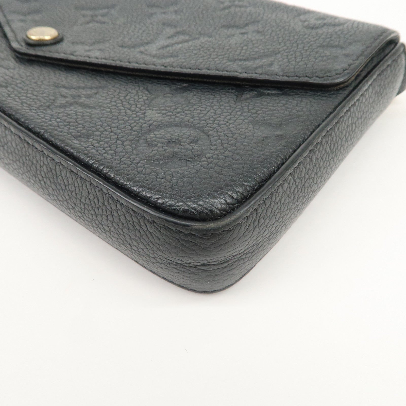 Louis Vuitton Monogram Empreinte Pochette Felicie Noir M82477