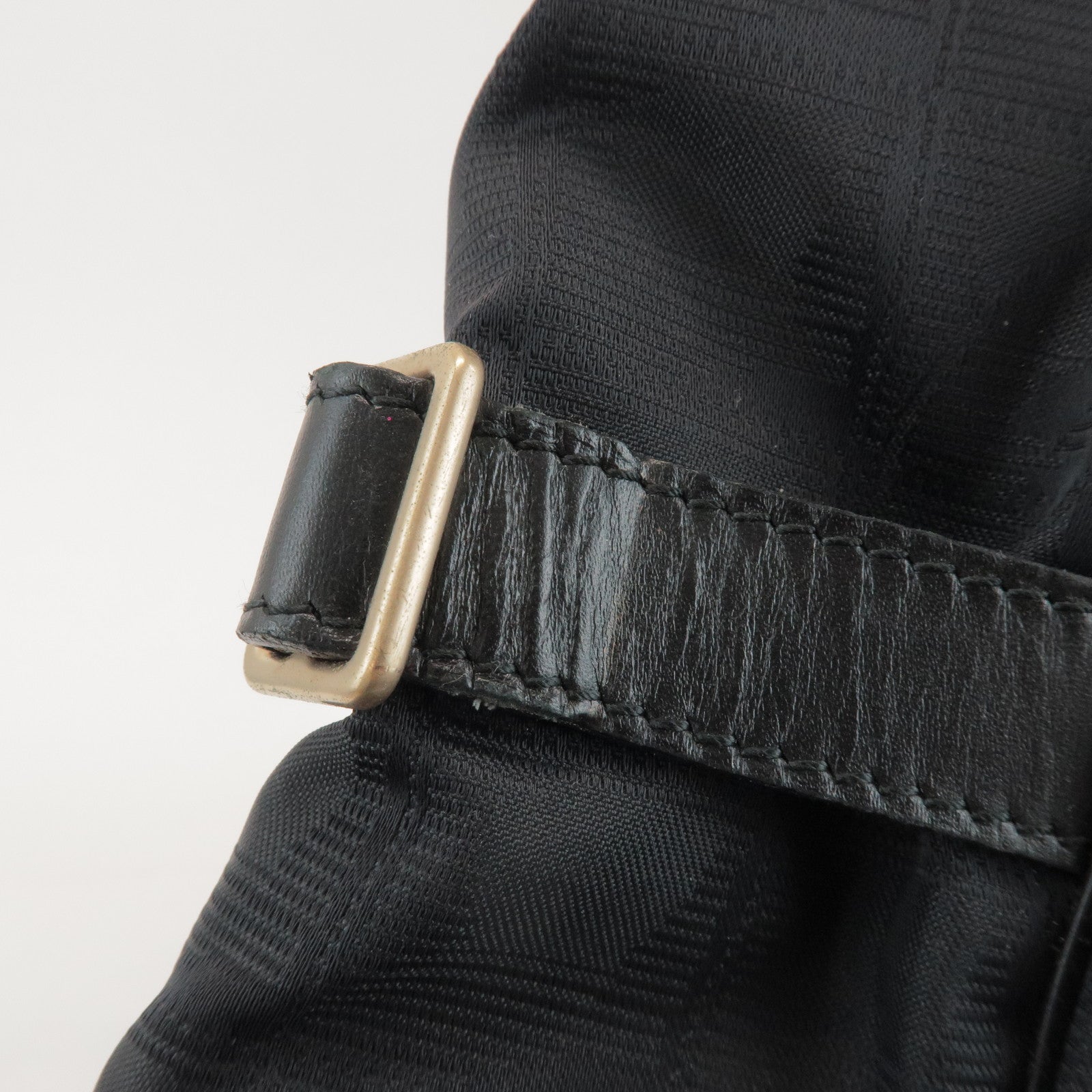 CHANEL New Travel Line Nylon Jacquard Leather Tote Bag GM A15825