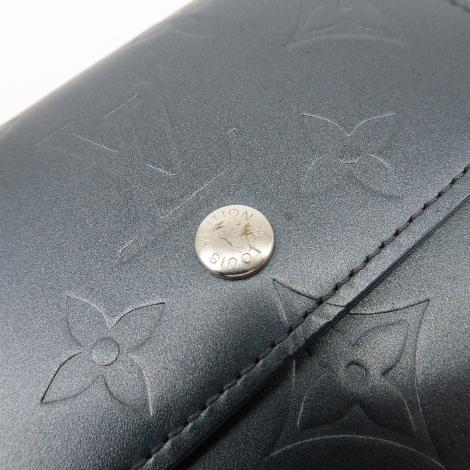 Louis Vuitton Monogram Matte Porte Monnaie Billets Credit M65115 Used