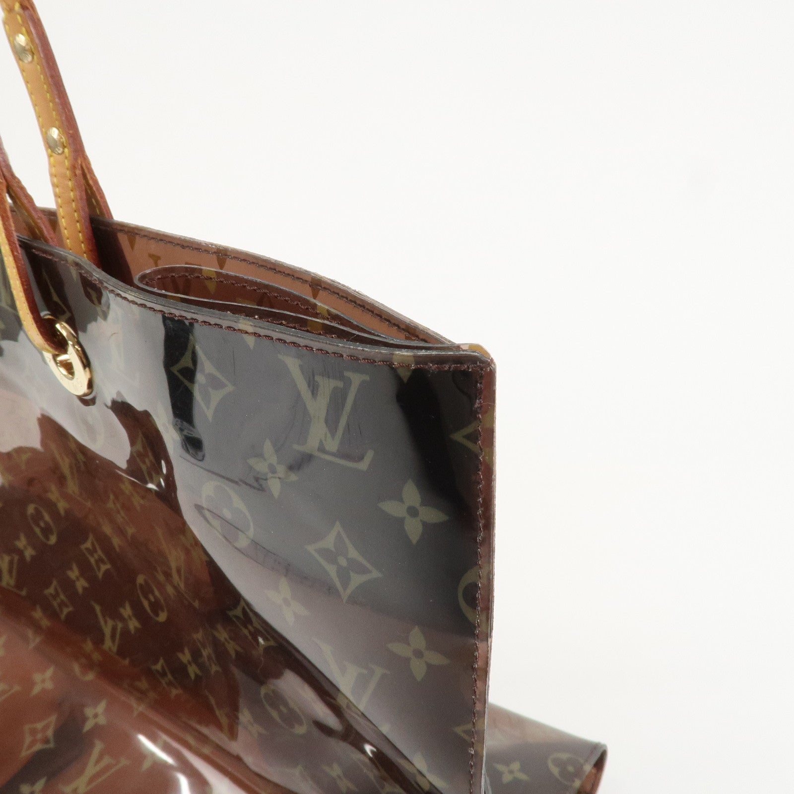 Louis Vuitton Monogram Cabas Cruise Vinyl Tote Bag Brown M50500