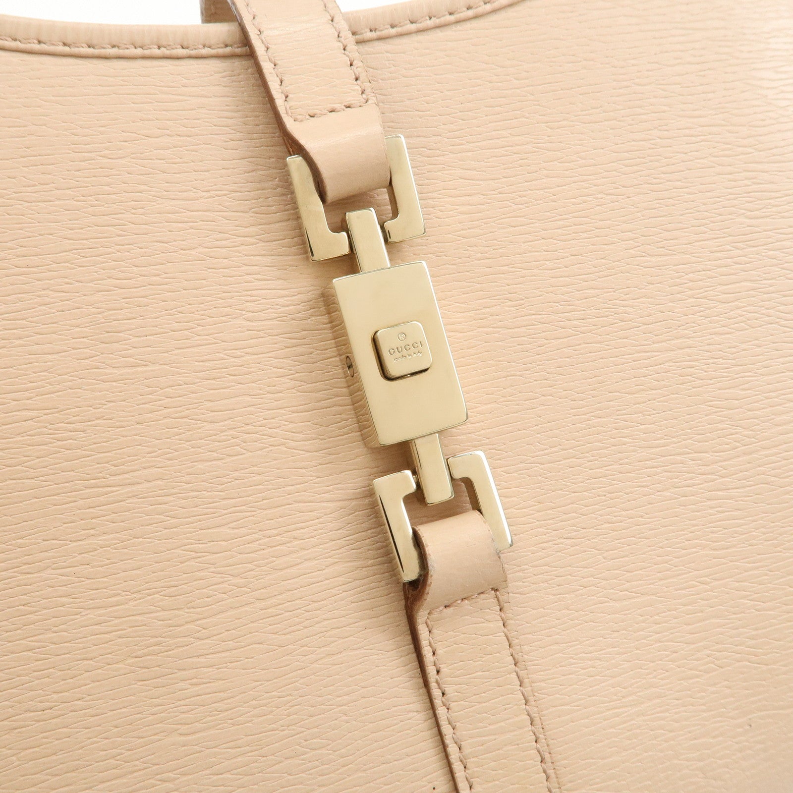 GUCCI Jackie Leather Shoulder Bag Hand Bag Pink 002 1068