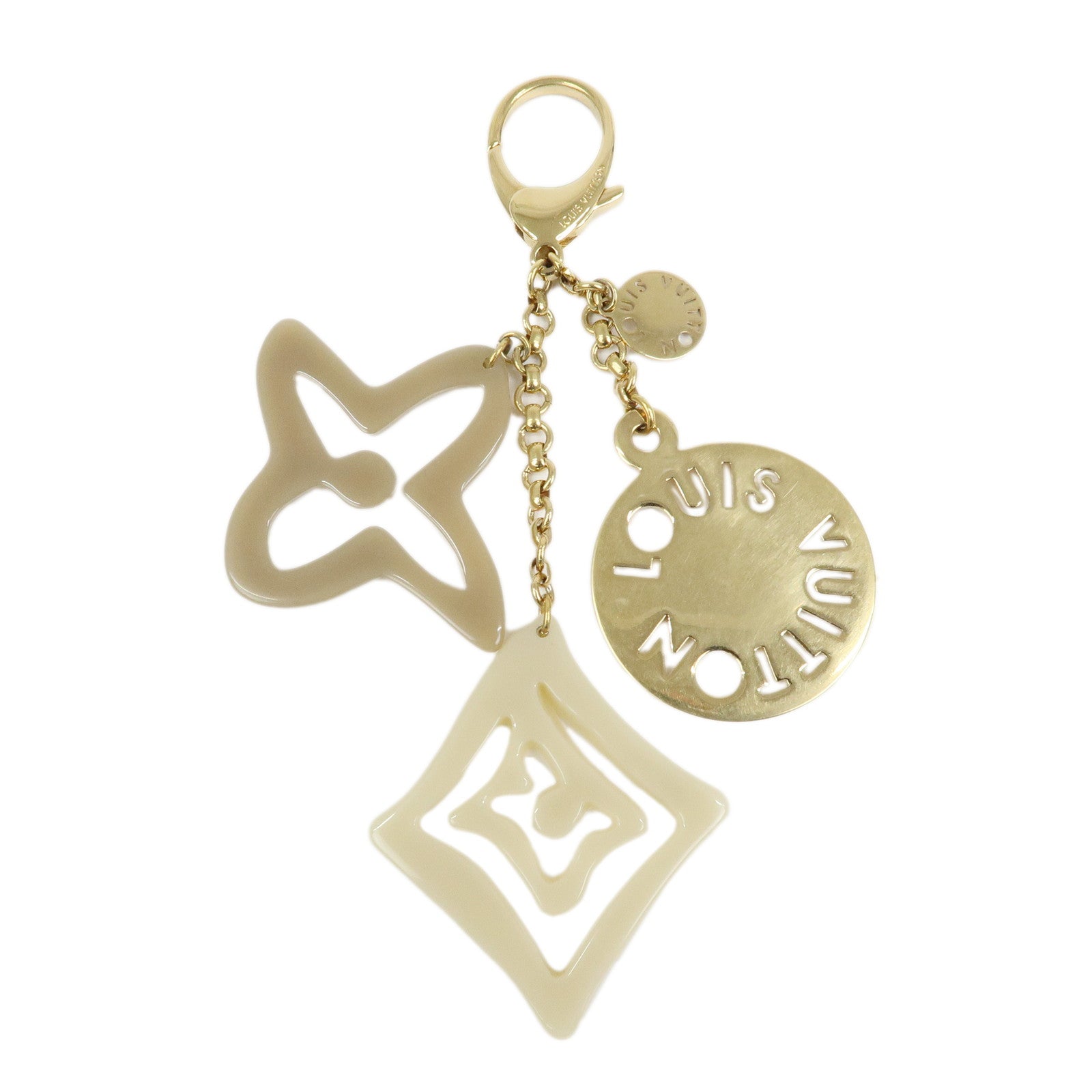 Louis Vuitton Cruise Line Plastic Metal Bag Charm Key Charm M65648