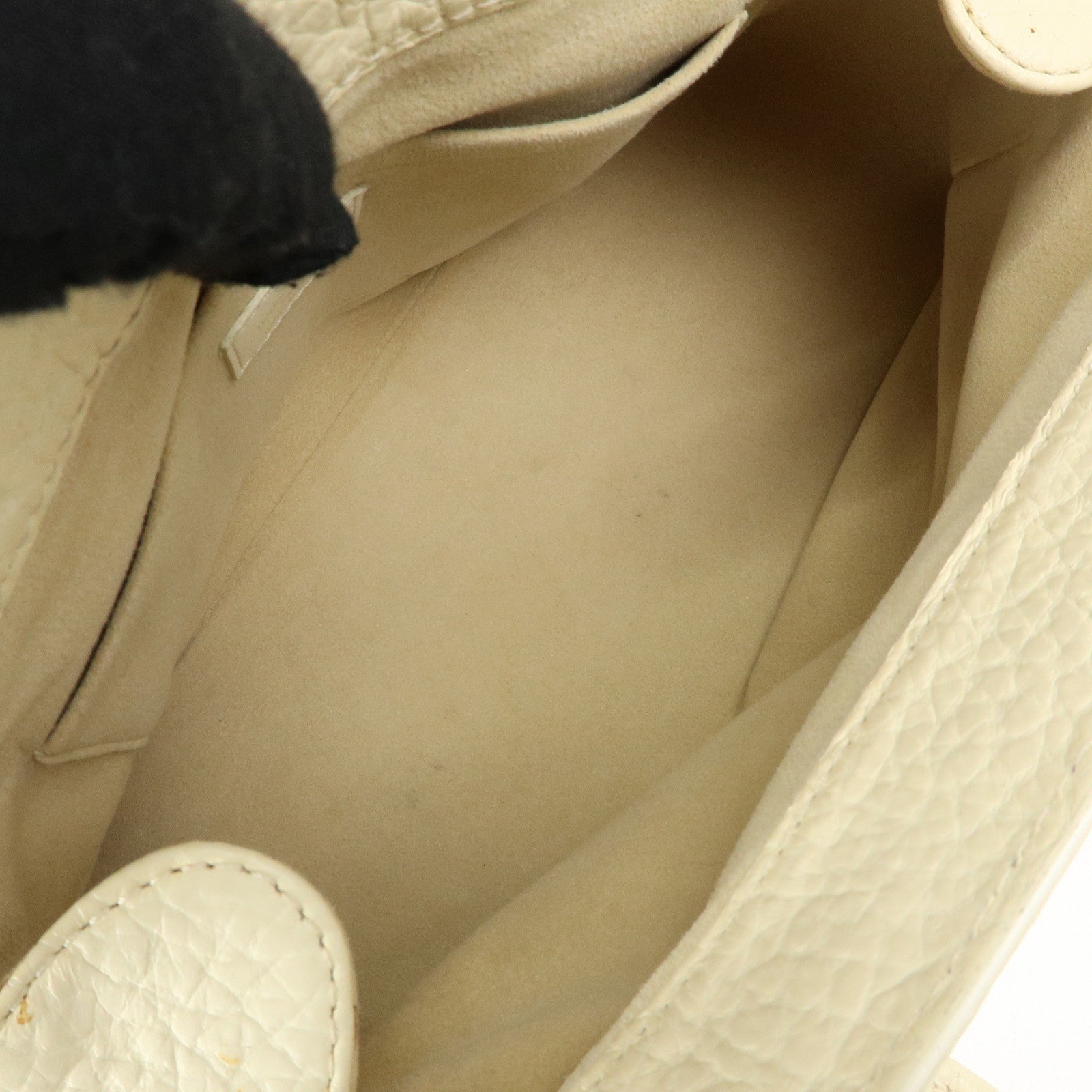 Louis Vuitton Monogram Mini Lin Trapeze PM Canvas Hand Bag M40062