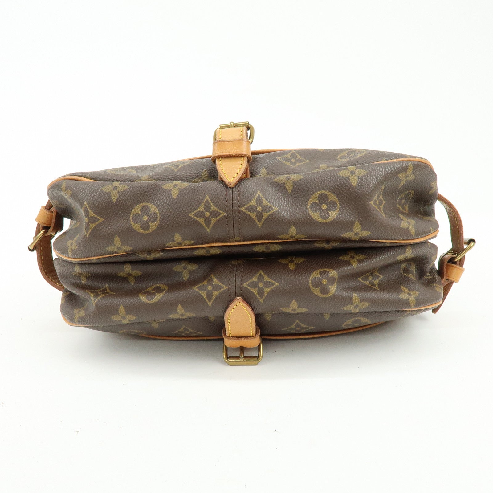 Louis Vuitton Monogram Saumur 30 Canvas Shoulder Bag Brown M42256