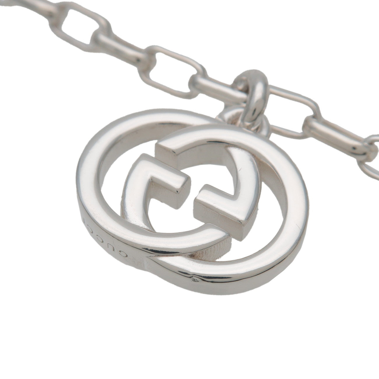 GUCCI Interlocking G Bracelet SV925 Silver 295711