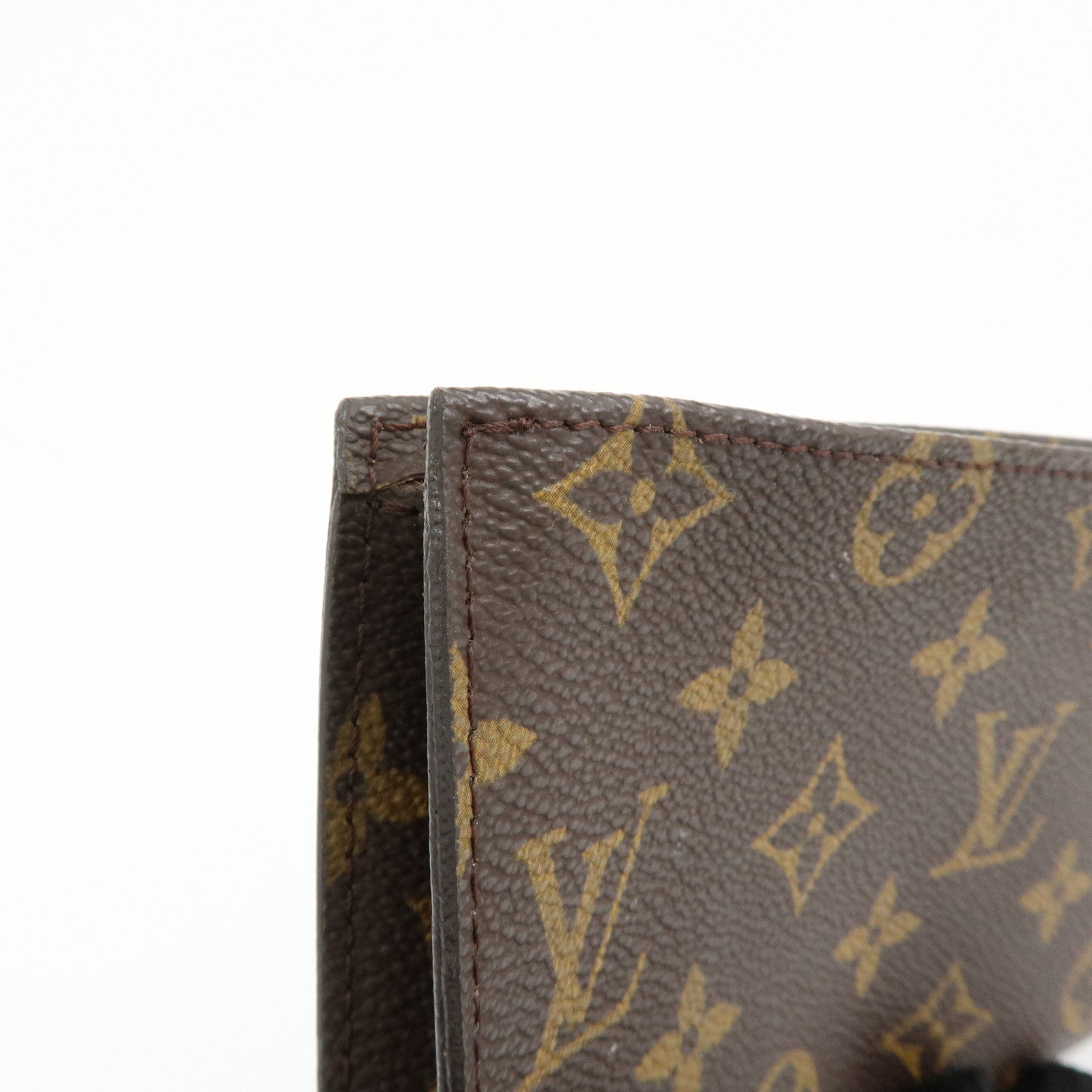 Louis Vuitton Monogram Canvas Pouch for Baguette GM Brown