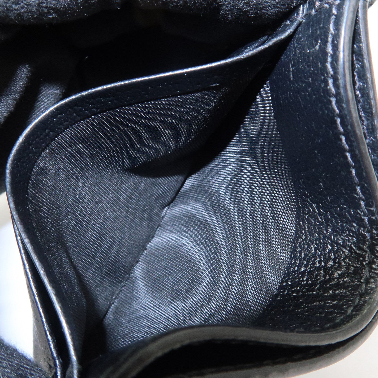 GUCCI Animalier Leather Card Case Card Holder Black 523685