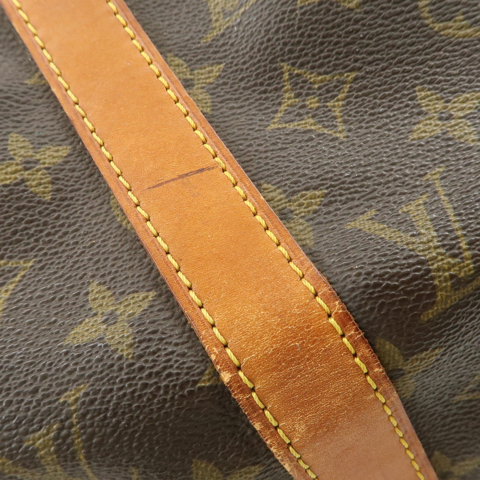 Louis Vuitton Monogram Sac Souple 45 Boston Bag Brown M41624