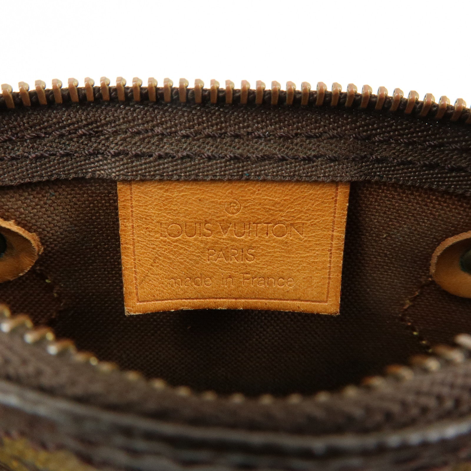 Louis Vuitton Monogram Canvas Mini Speedy Hand Bag Brown M41534