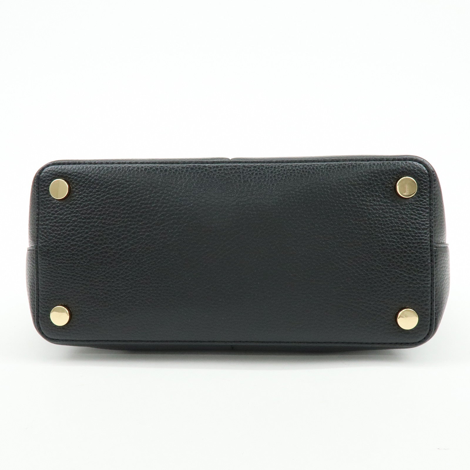 MICHAEL KORS Bedford Leather Shoulder Bag Tote Bag Black