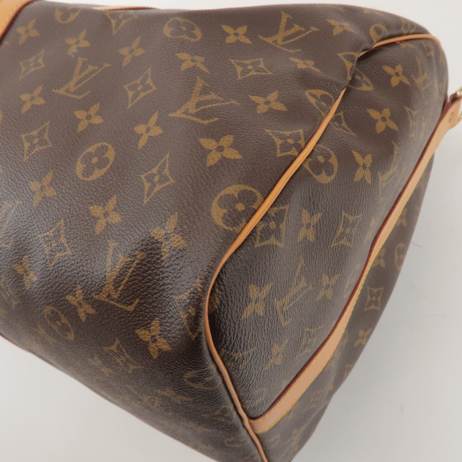 Louis Vuitton Monogram Keep All Bandouliere 55 Boston Bag M41414