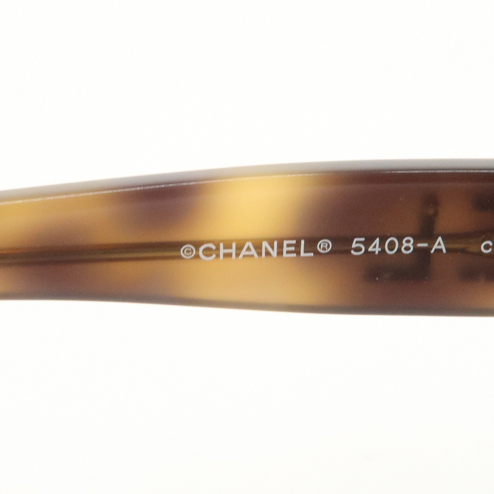 CHANEL Logo Plastic Sunglasses 5408-A c.1662/83 56□17 140 3P