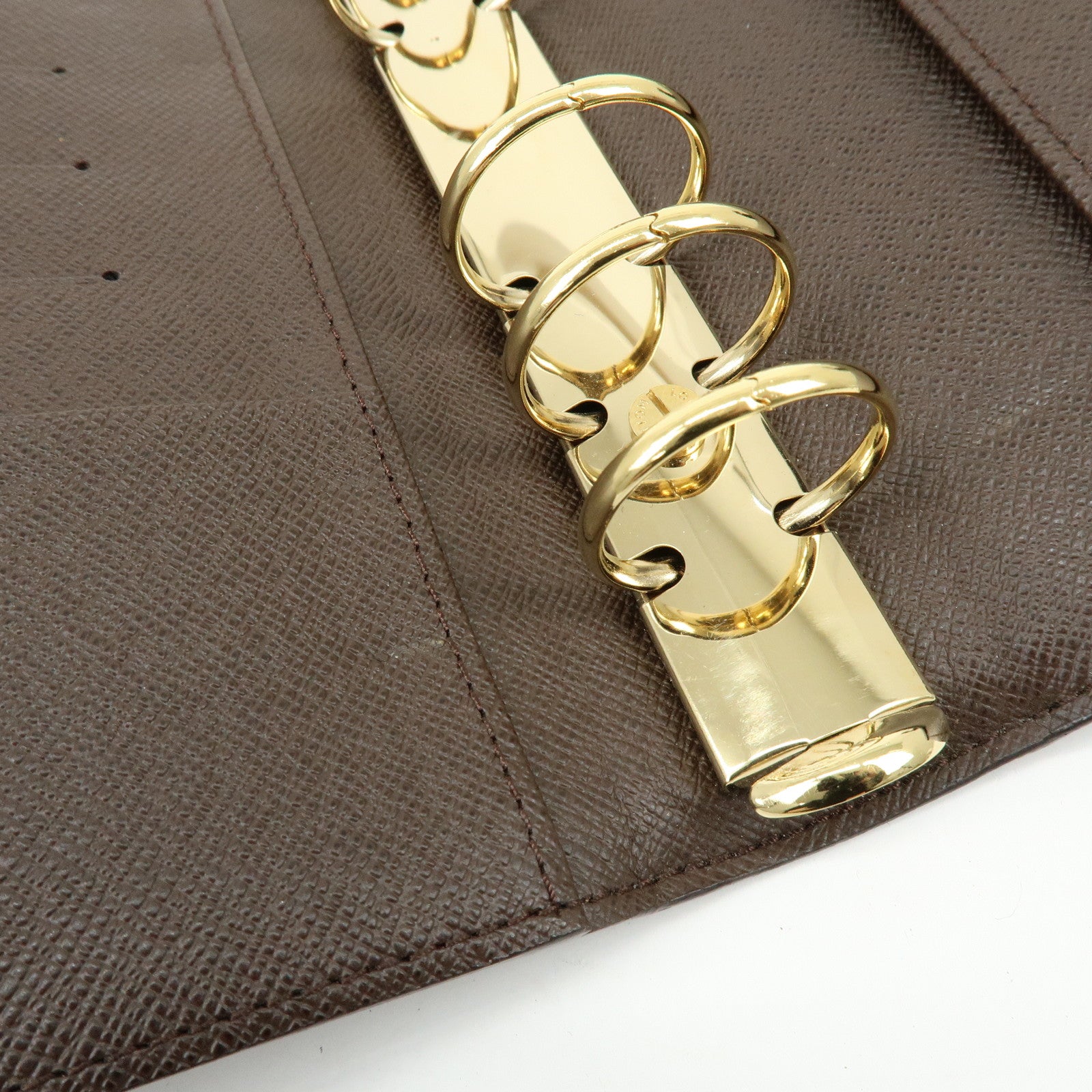 Louis Vuitton Damier Agenda MM Canvas Planner Cover Brown R20701