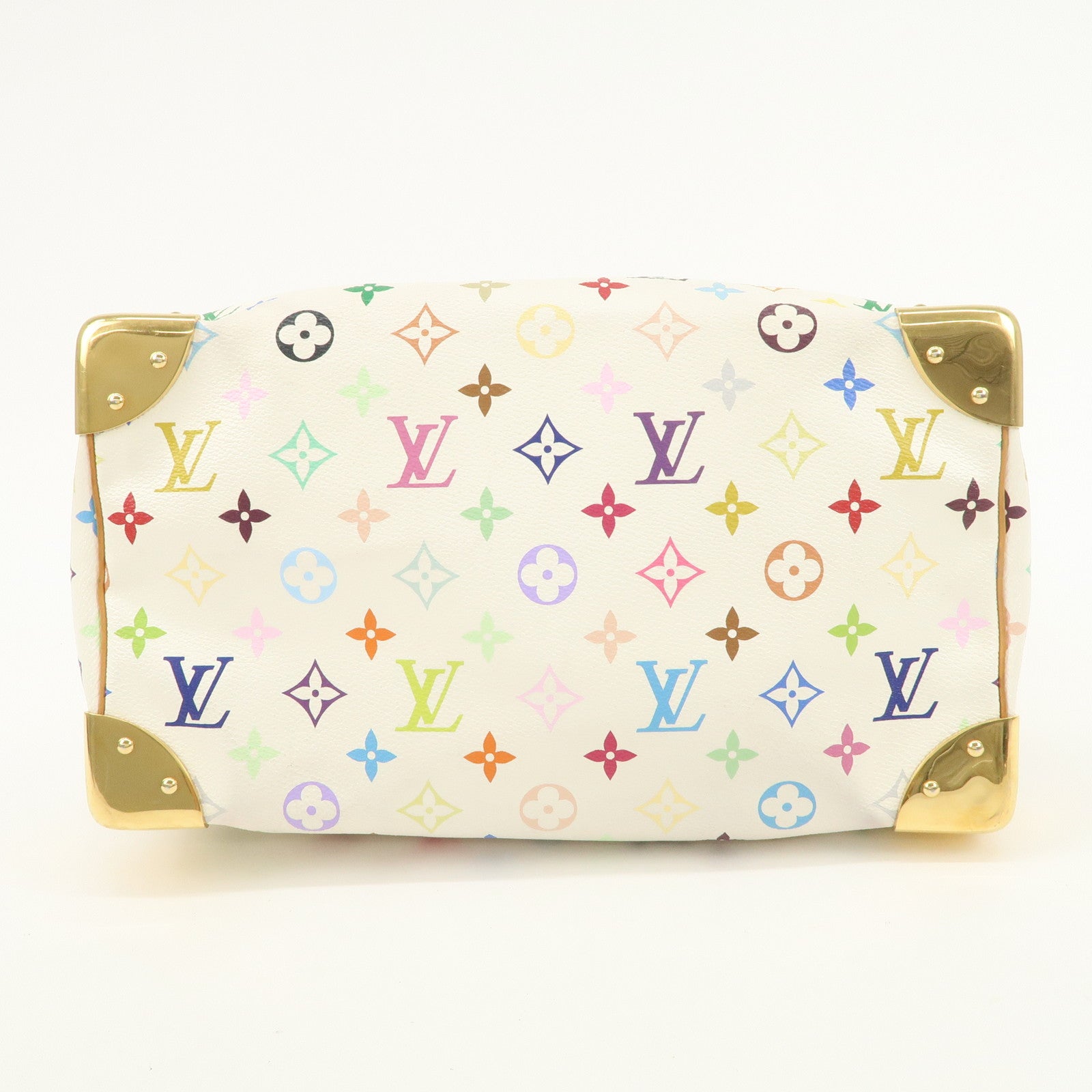 Louis Vuitton Monogram Multicolor Hand Bag Blanc M92643