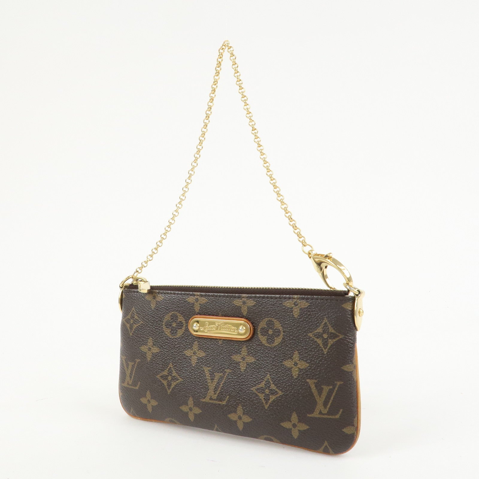 Louis Vuitton Monogram Pochette Milla MM Chain Hand Bag M60094