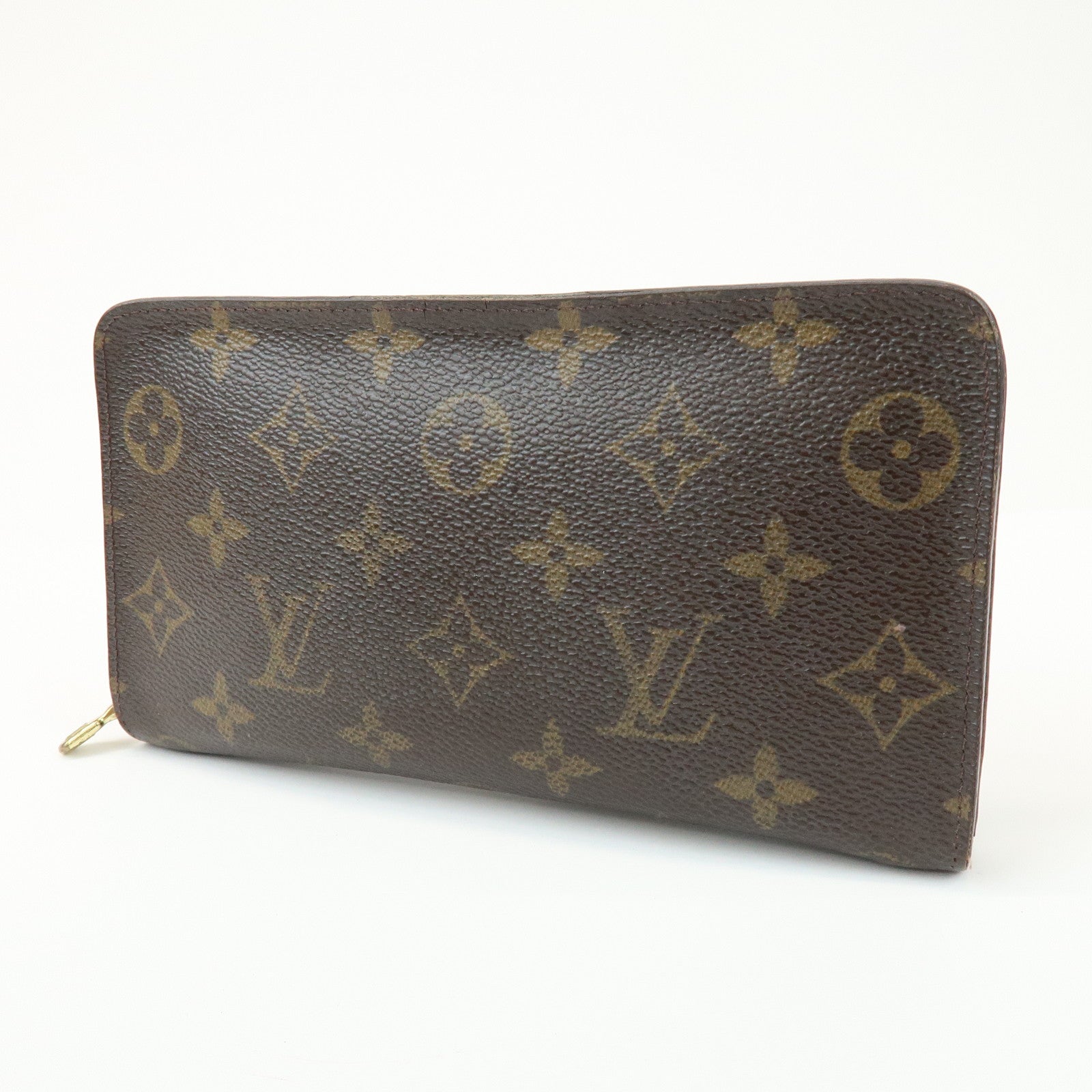 Louis Vuitton Monogram Set of 2 Long Wallets Brown M61727/M61723