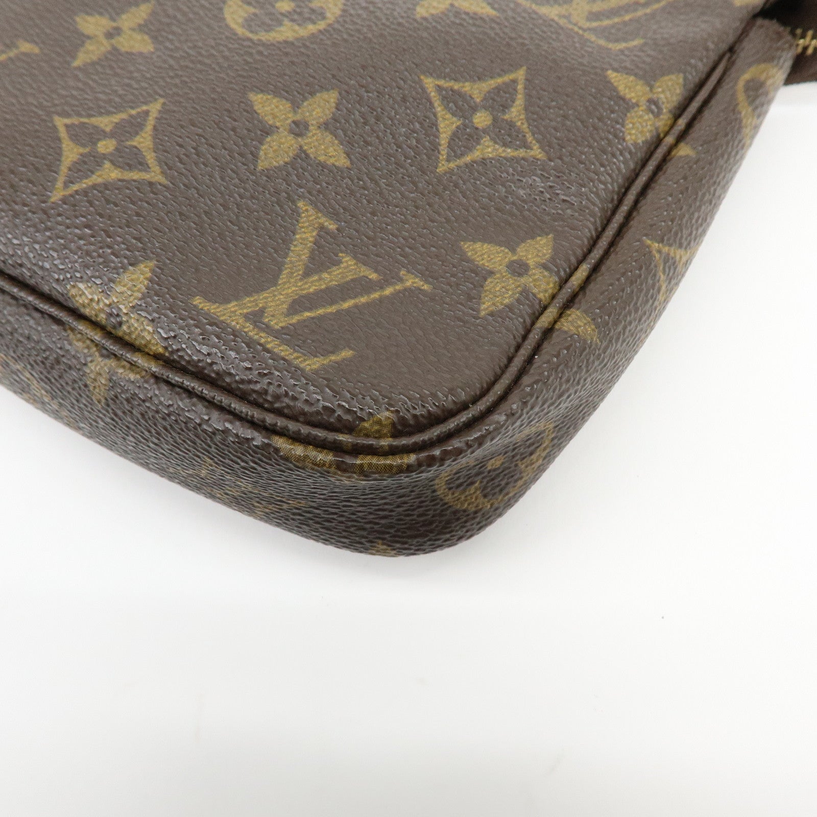 Louis Vuitton Monogram Pochette Accessoires Pouch Hand Bag M51980