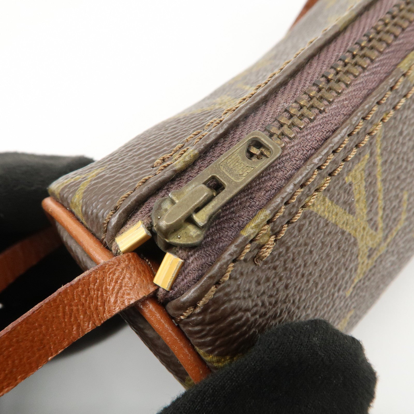 Louis Vuitton Monogram Mini Pouch for Papillon Bag New Style Brown