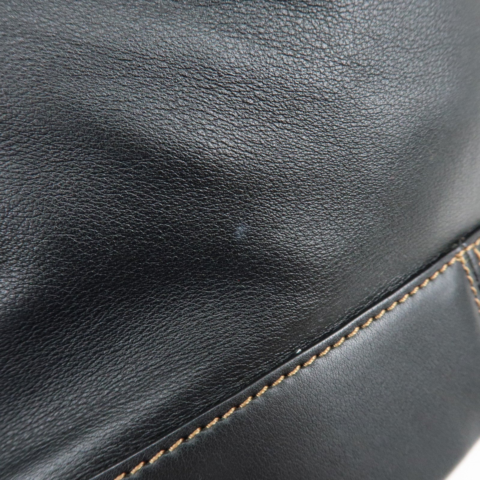 LOEWE Anton Leather Backpack Rucksuck Black
