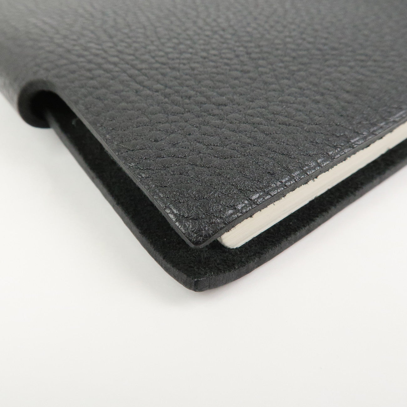 HERMES Togo Leather Ulysse PM Planner Cover □F Stamped Black