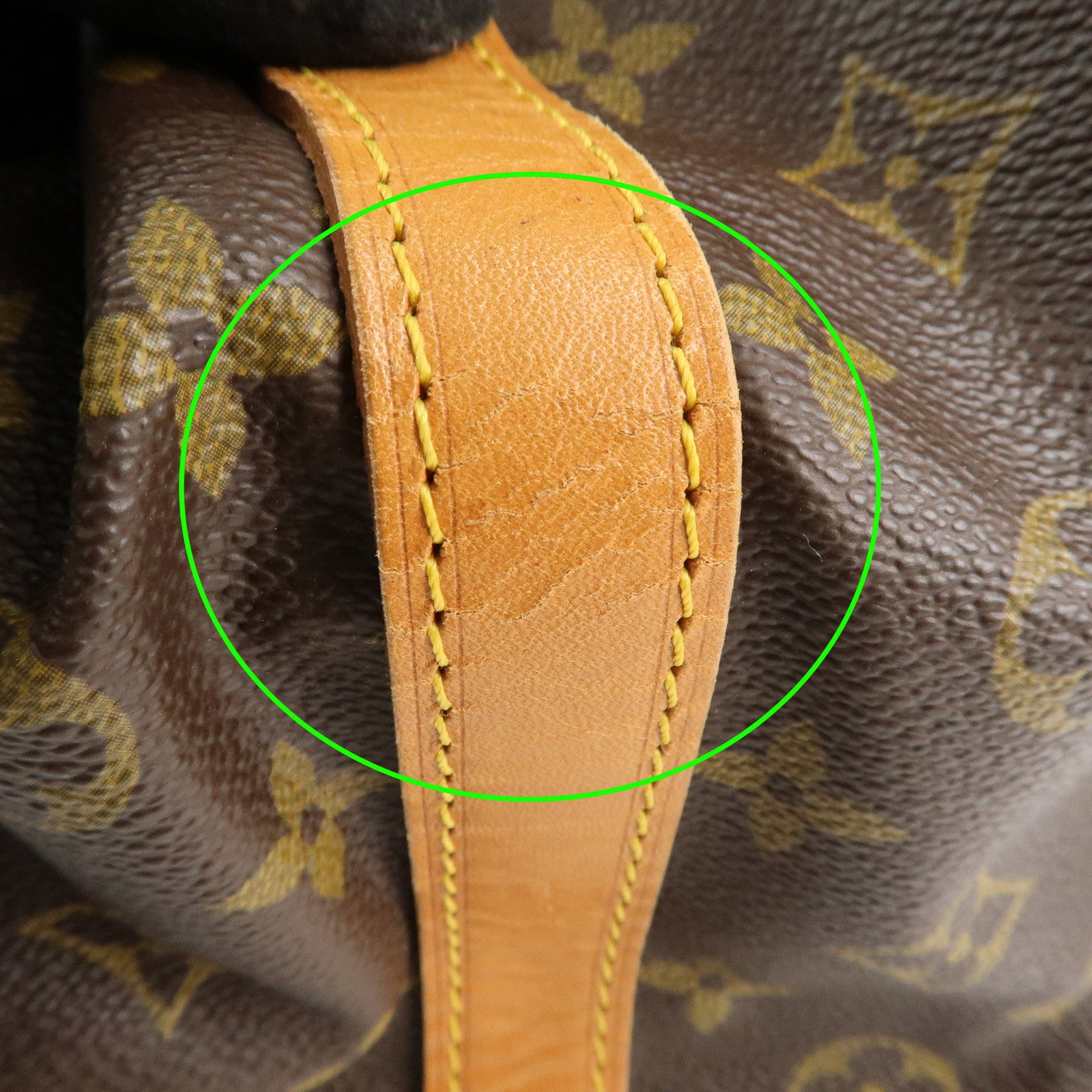 Louis Vuitton Monogram Noe Shoulder Bag Hand Bag Brown M42224 Used